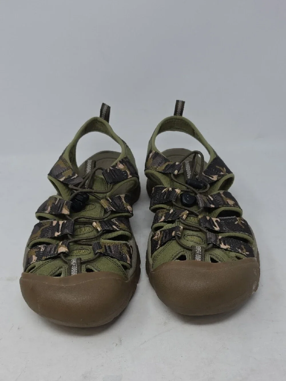 Keen Olive Green Camo Closed-Toe Hiking Sandals Men's Size 12